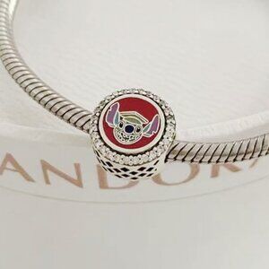 Pandora Disney Stitch Graduation Class of 2020 Charm Clear CZ, S925 Sterling